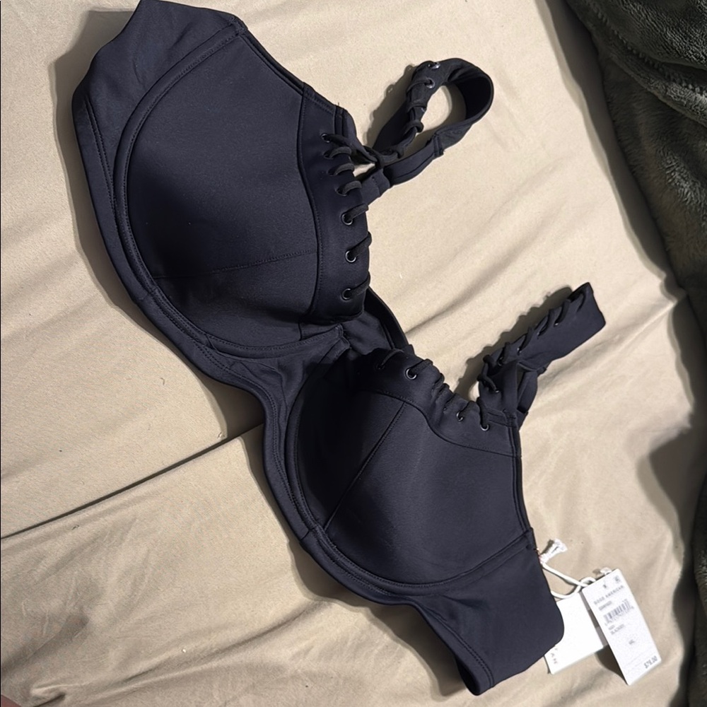 Good American Black Swim Top